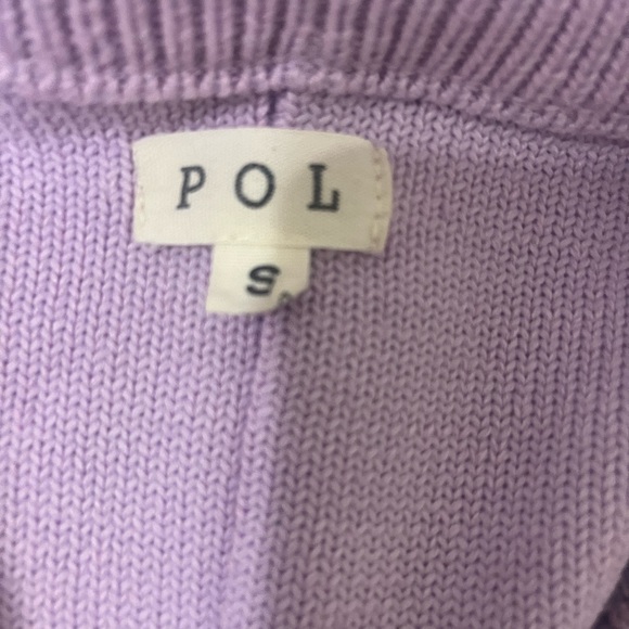 POL chunky purple sweater - Picture 2 of 3
